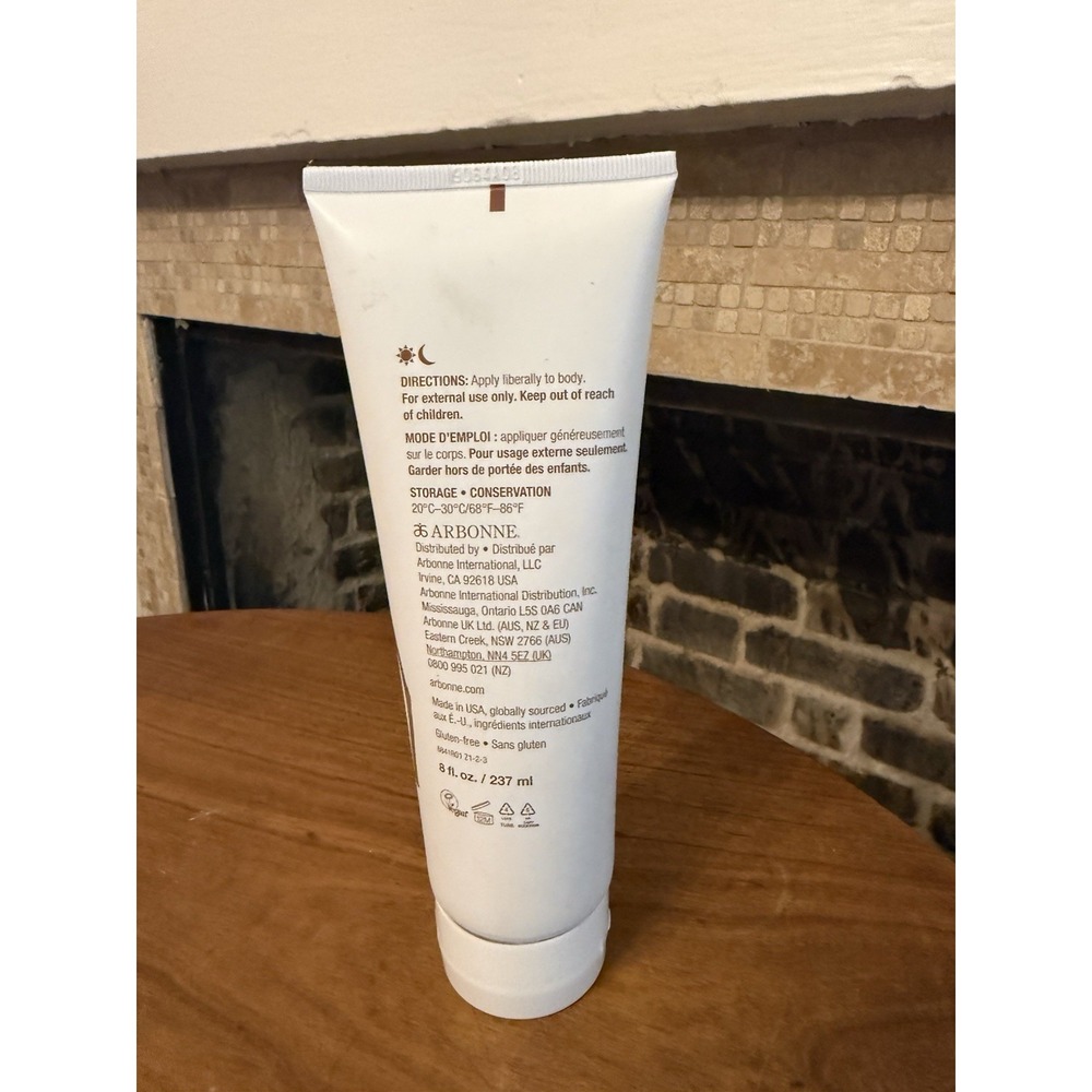 Arbonne Botaniques COCONUT Body Lotion 8 Fl Oz NWOB Sealed NEW - Picture 3 of 5